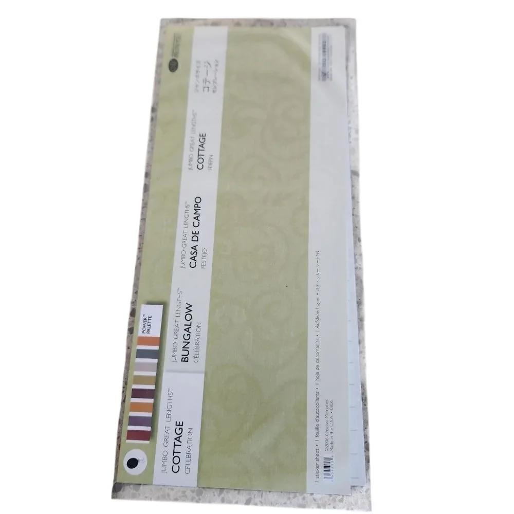 Creative Memories Scrapbook Paper Pack Bundle JUMBO Great Lengths Packs